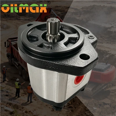 ปั๊มเกียร์ไฮดรอลิก CI09S-A02-050L เข้ากันได้กับร่องฟัน 9 ฟัน SAE A-2 โบลท์ 2-7 GPM พอร์ตทางออก SAE 10 พอร์ตทางเข้า SAE 12 4350 PSI